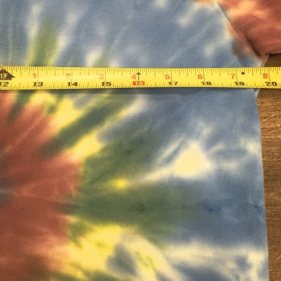 Grateful Dead x Section 119 Shirt Tie Dye Polo Dancing Bear Logo Mens Small - Picture 7 of 7